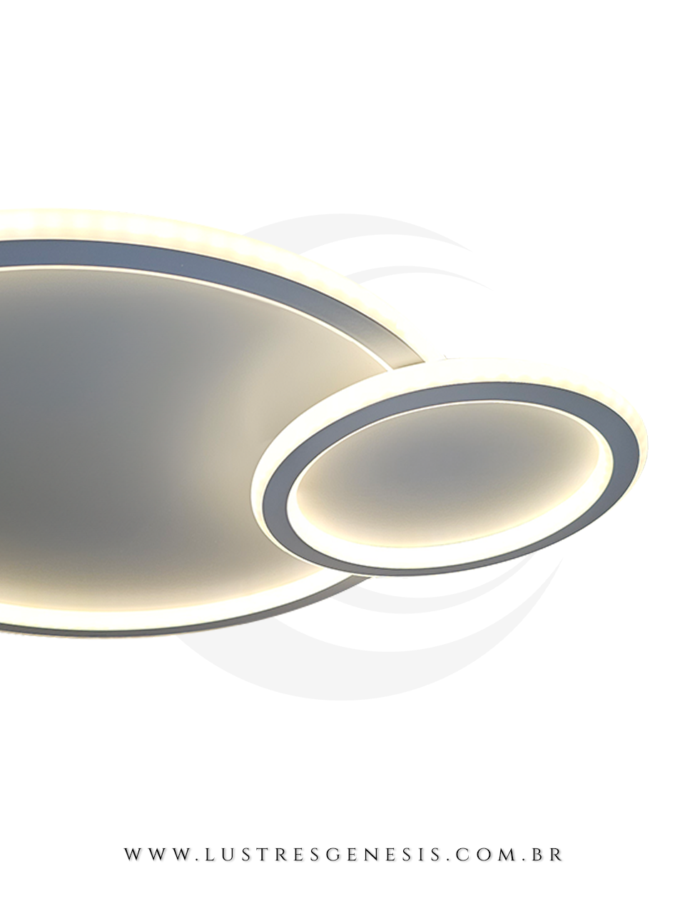 Plafon de LED Moderno Hadar Branco